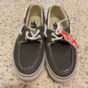 Vans Charcoal Grey Unisex Boat Shoe